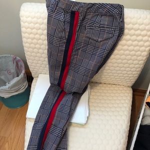 MOTHER plaid pants size 25 like new